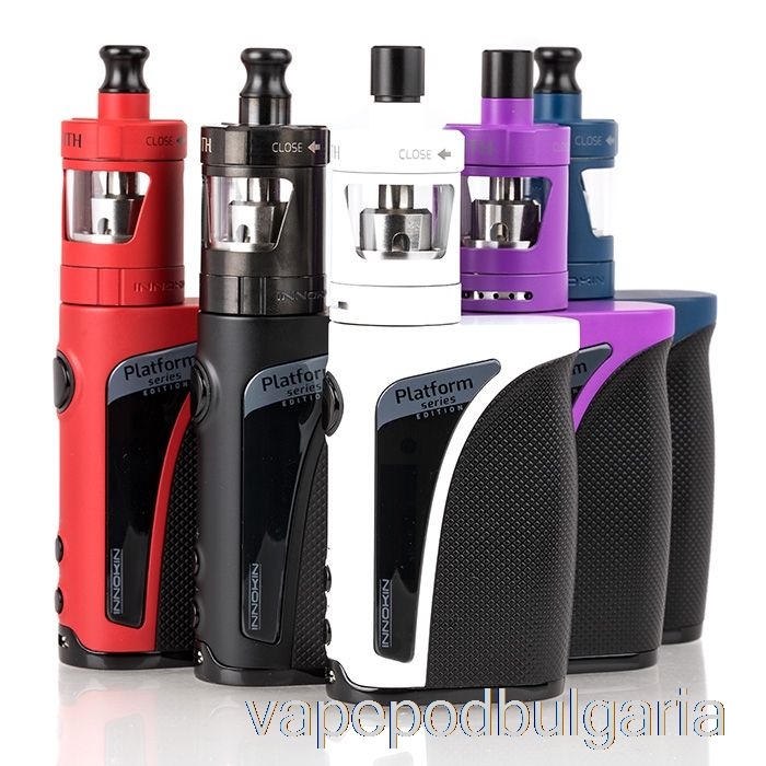 Vape 10000 Дръпки Innokin Kroma-a 75w & Zenith Tank Starter Kit Non-plex Edition - бял